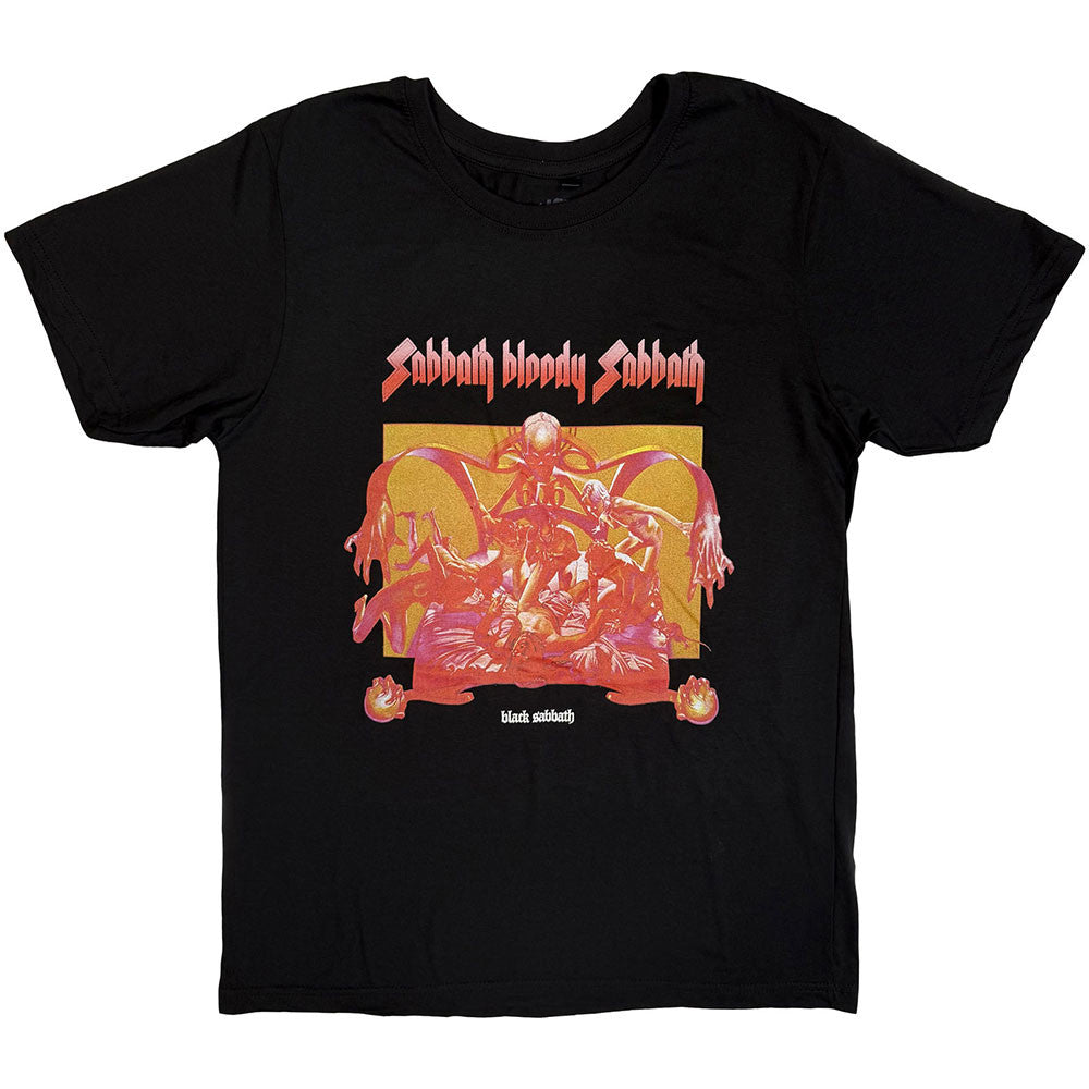 Black Sabbath Unisex T-Shirt: Sabbath Bloody Sabbath (Black)