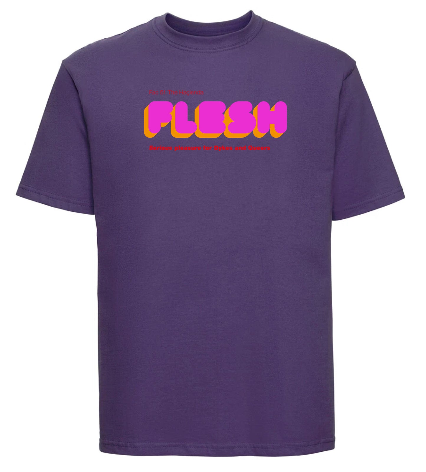 Flesh Hacienda T-Shirt (Purple)