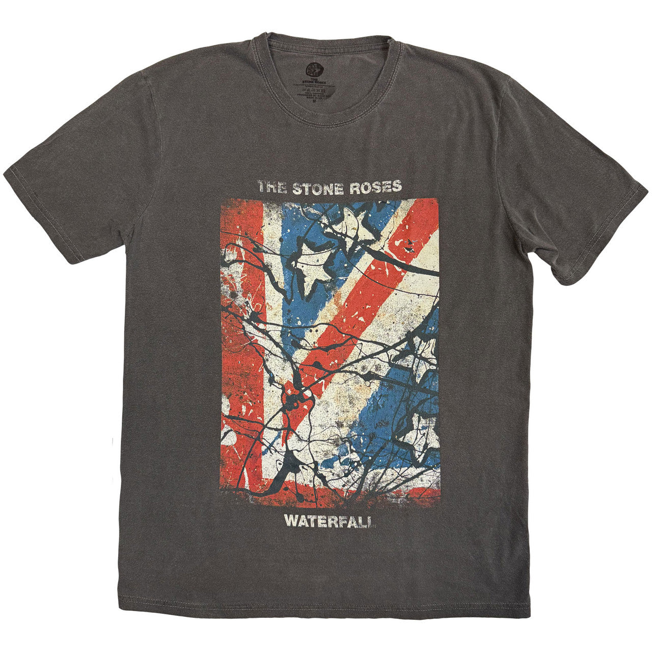 The Stone Roses Unisex T-Shirt: Waterfall (Grey)