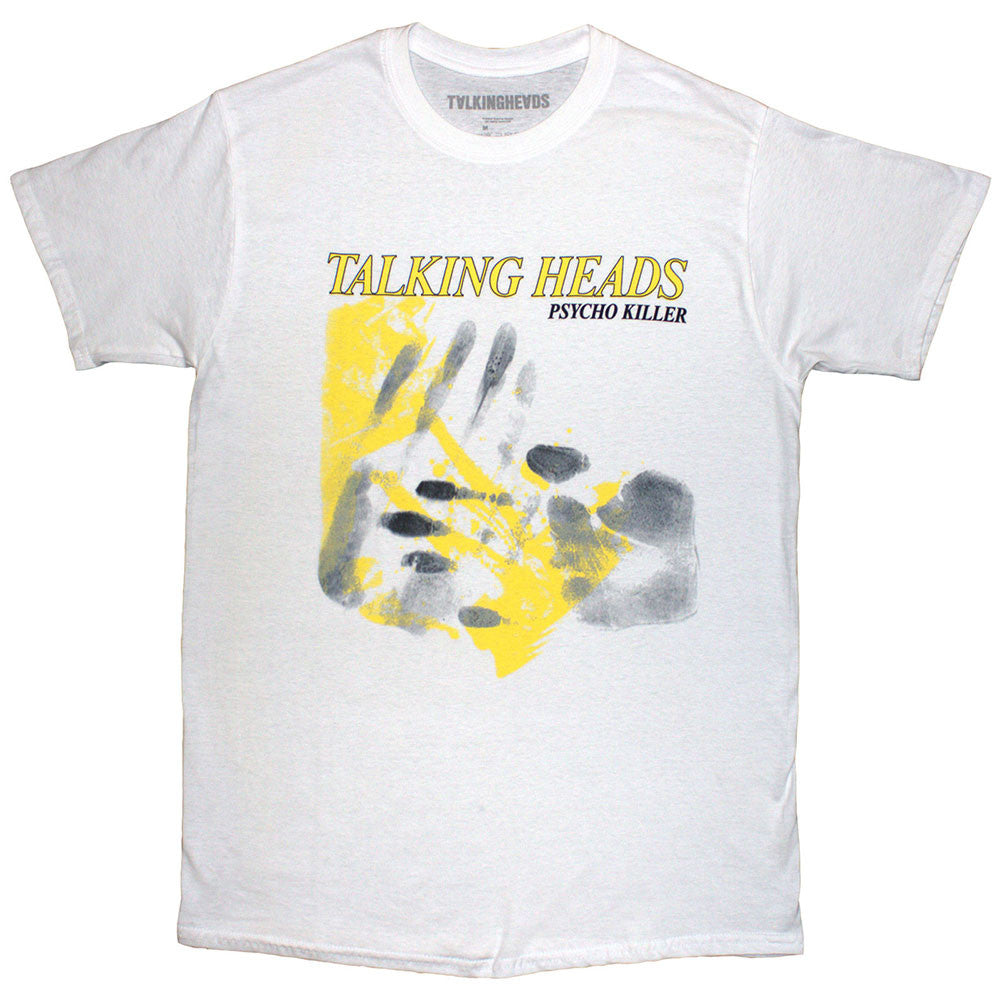 Talking Heads Unisex T-Shirt: Psycho Killer (White)