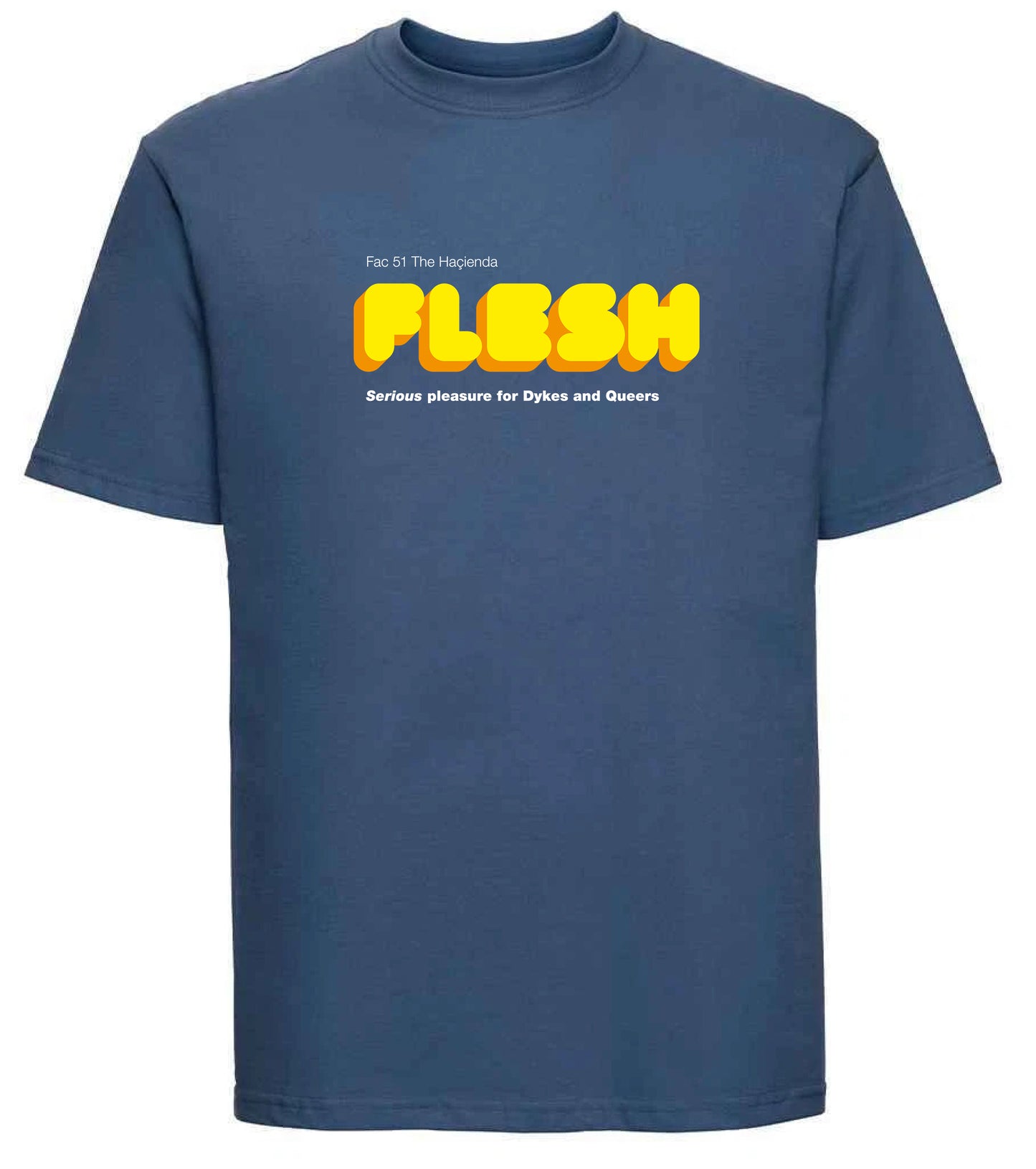 Hacienda Flesh T-Shirt (Indigo Blue)