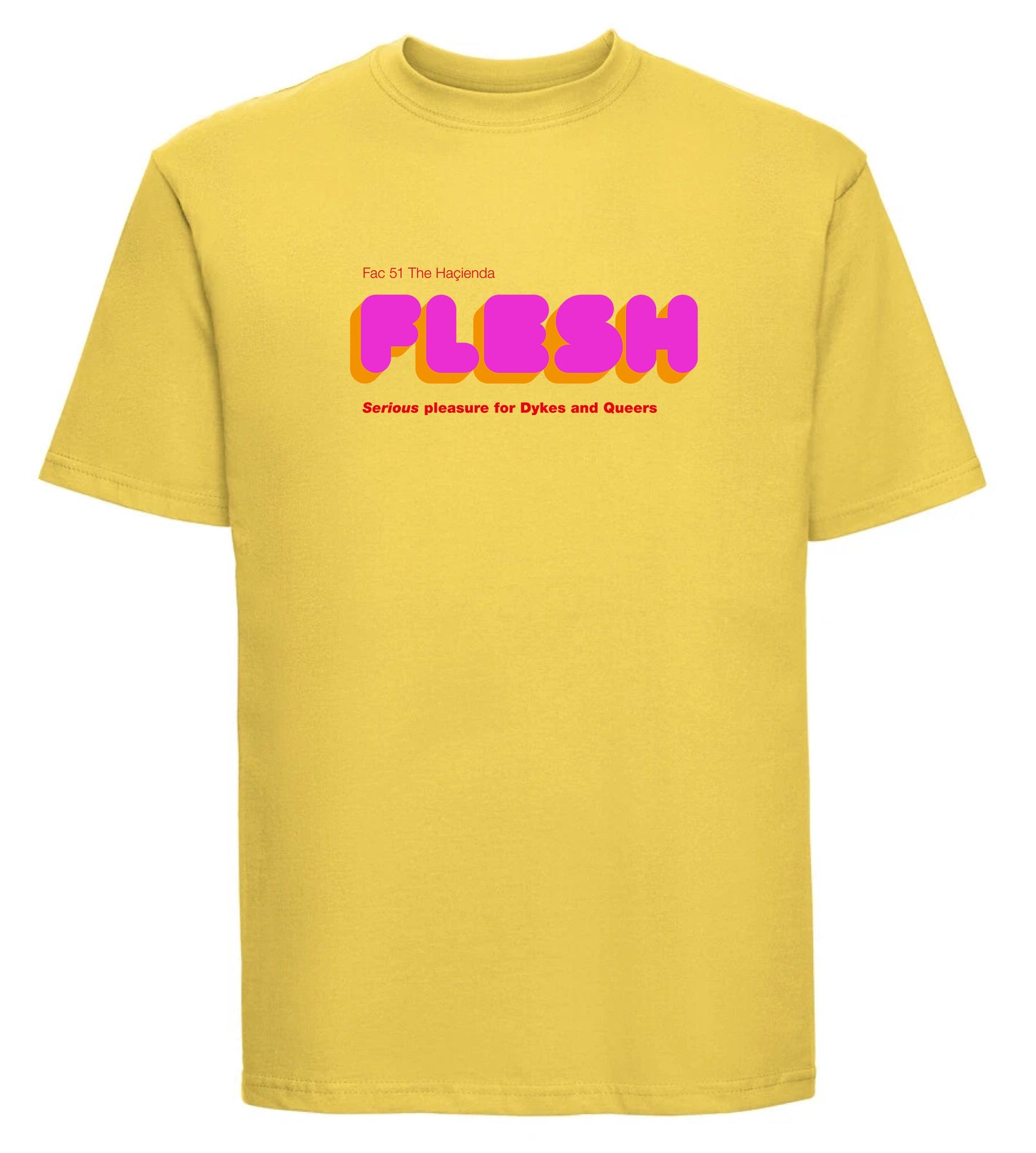 Flesh Hacienda T-Shirt (Yellow)