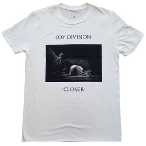 Joy Division Unisex T-Shirt: Closer (White)
