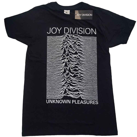 Joy Division Unisex T-Shirt: Unknown Pleasures (Black)