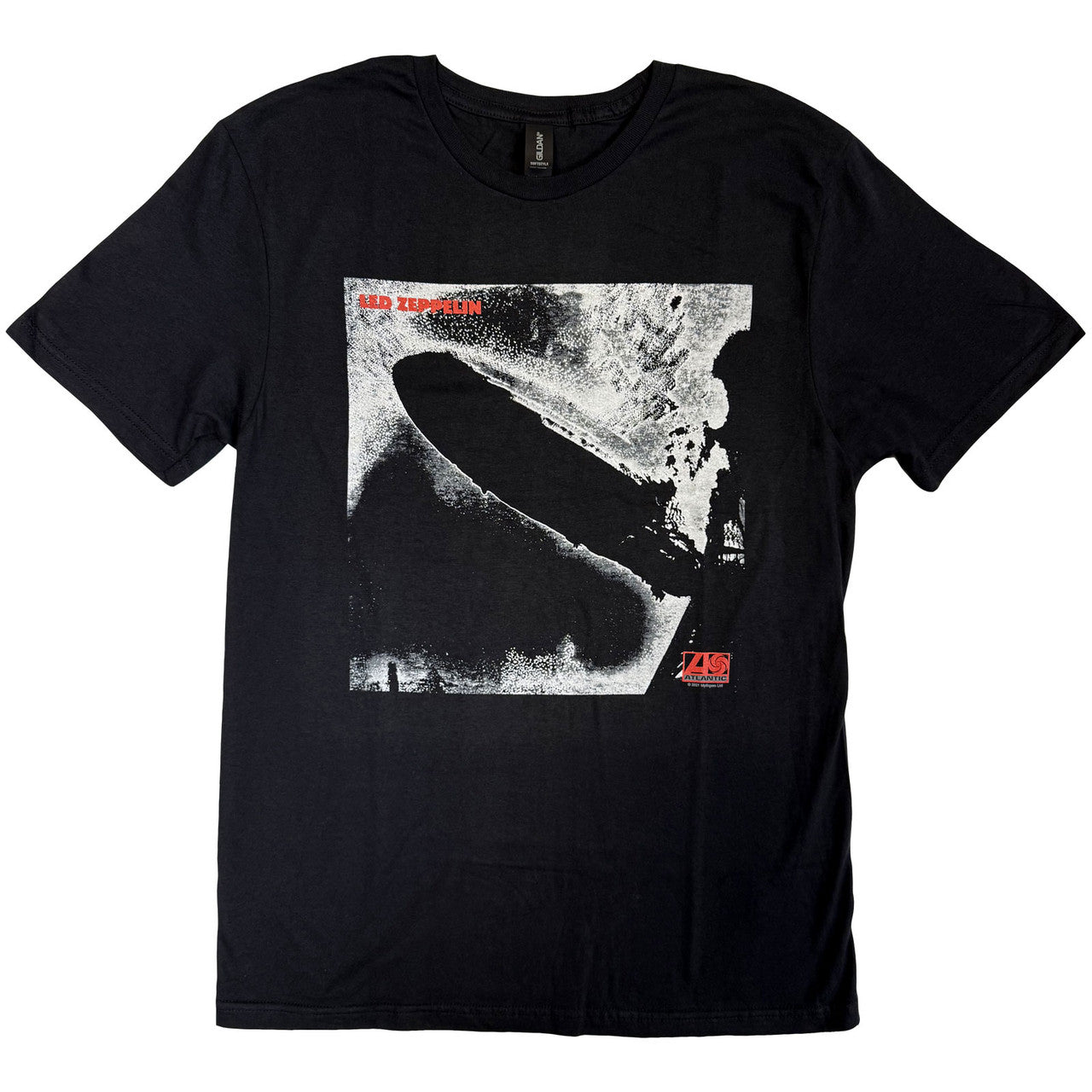 Led Zeppelin Unisex T-Shirt: 1 Cover (Black)