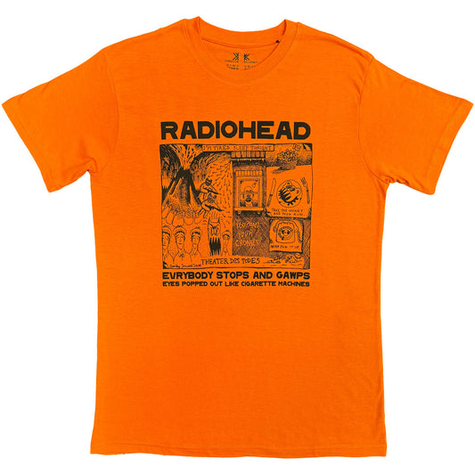 Radiohead Unisex T Shirt (Orange)