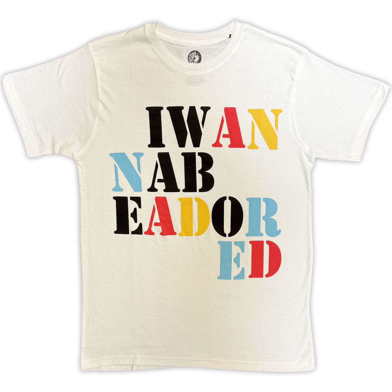 The Stone Roses Unisex T-Shirt: I Wanna Be Adored (White)