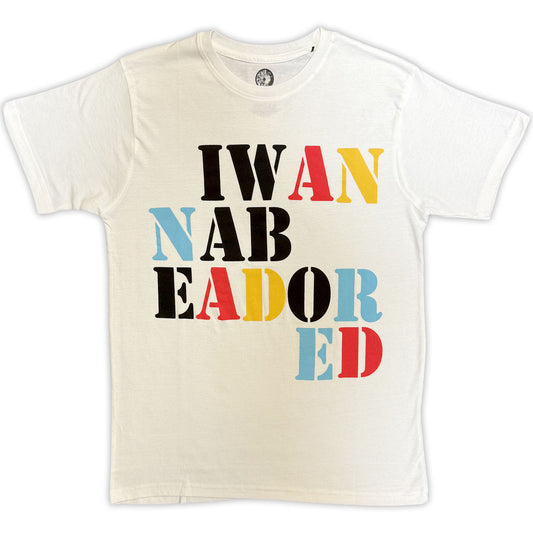 The Stone Roses Unisex T-Shirt: I Wanna Be Adored (White)